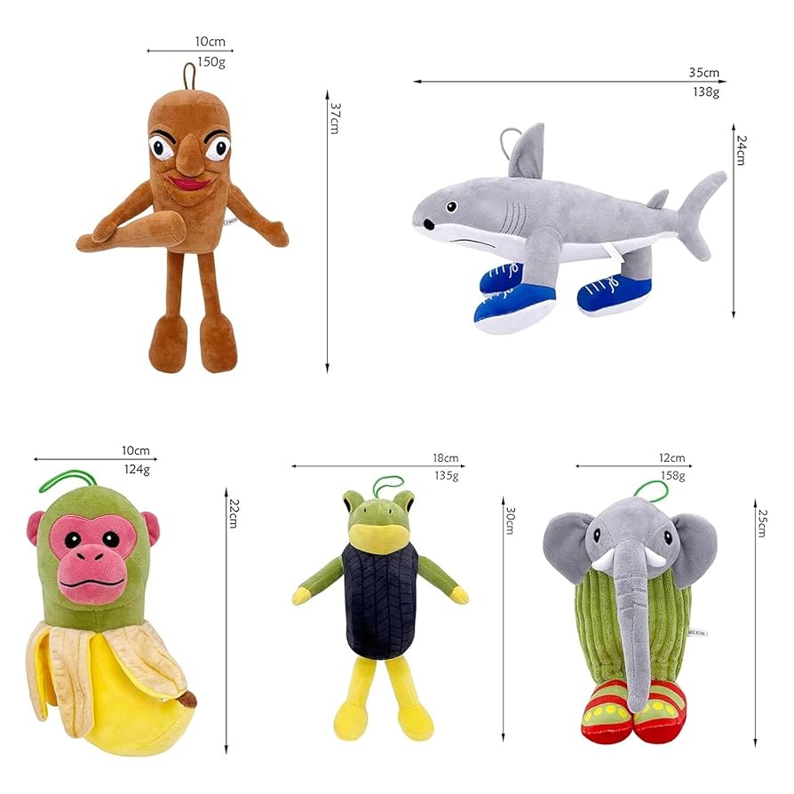 ぬいぐるみ OchanNoob Amazon.co.jp: Tralalero Tralala ぬいぐるみキャラクターセット