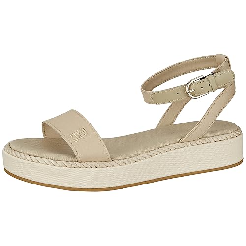 Immagine del prodotto Tommy Hilfiger Sandali Donna Rope Flatform Estivi, Beige (Sandalwood), 40 EU