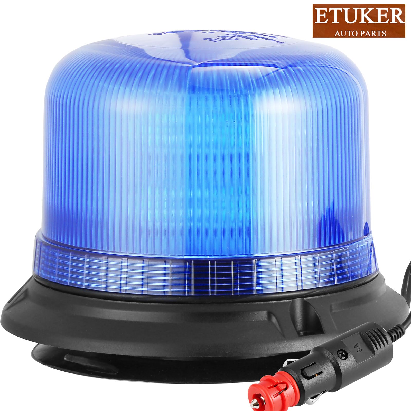 Rotativo Luz Led Azul Emergencia Magnetico 12v 24v Flash de Emergencia Piloto Estroboscópica ECE R65 ECE R10 CE Homologadas