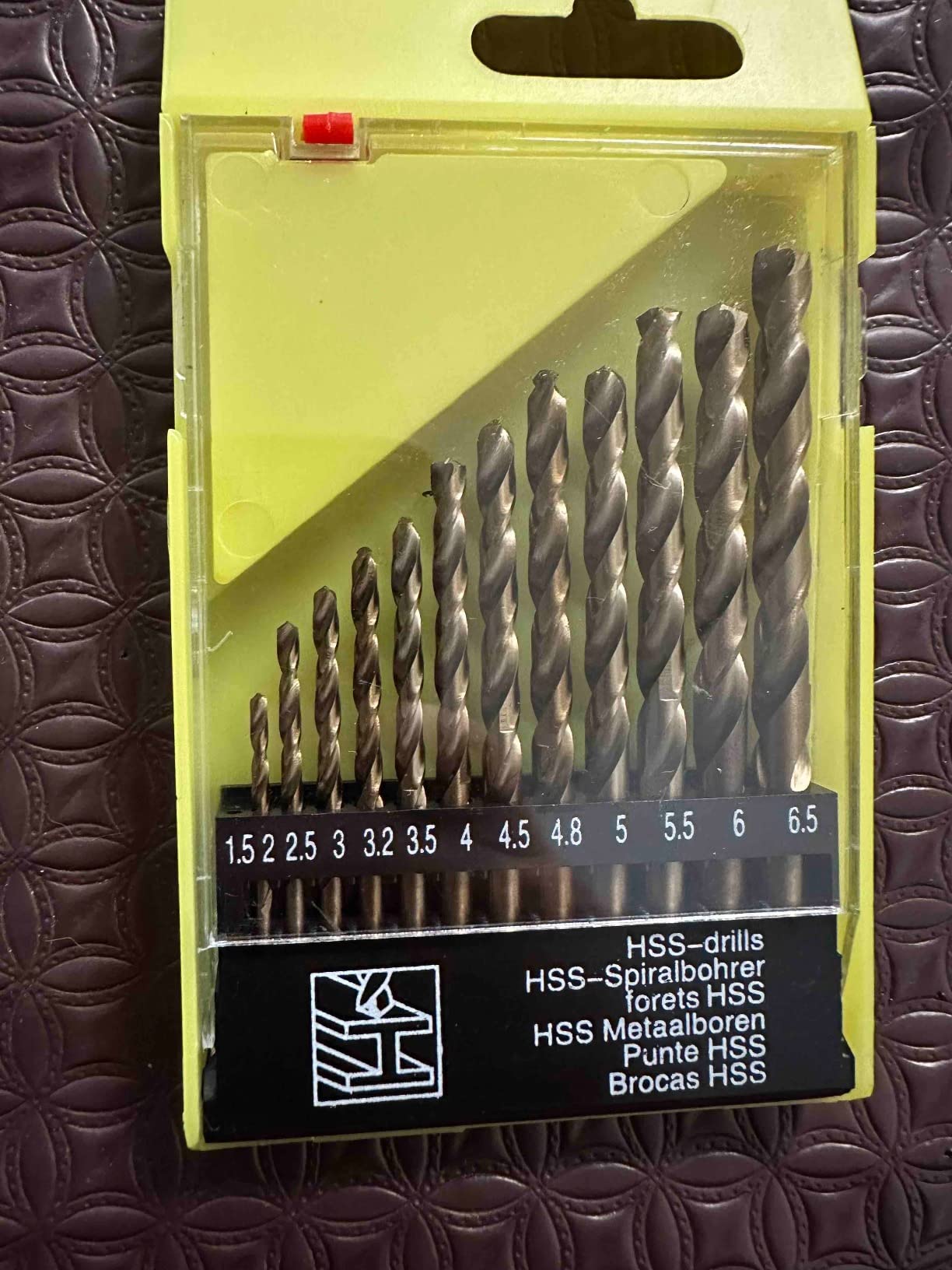 13Pack 1.5-6.5mm HSS Twist Drill Bit Set Metric High Speed Steel M35 ...