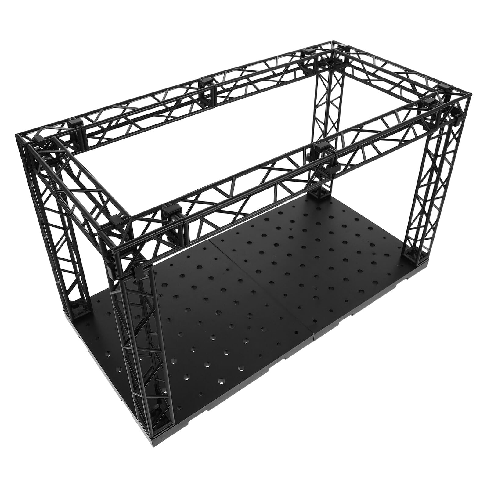 Caja de Vitrina para Figuras Coleccionables, Soporte de Exhibición Modular Iluminación, Escenario de Mesa para Anime y Coleccionistas