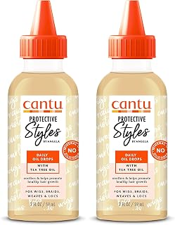 Protective Styles by Angela Daily Oil Drops with Tea Tree Oil, 2 Ounce (Pack of 2)