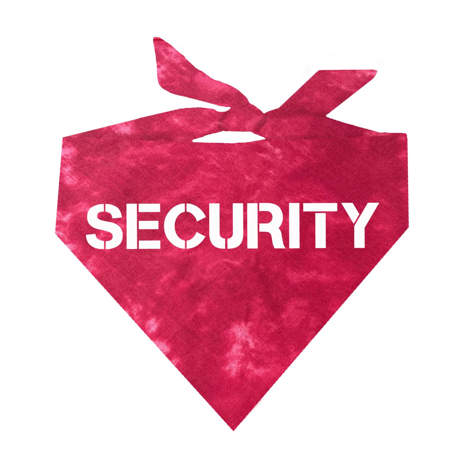 Security Dog Bandana (Red Scrunch, OS 44)