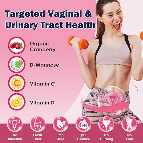 Miniatura 3 de ZEBORA Probióticos vaginales para mujeres 100 mil millones de UFC, probióticos para la salud digestiva y equilibrio del pH vaginal y salud del