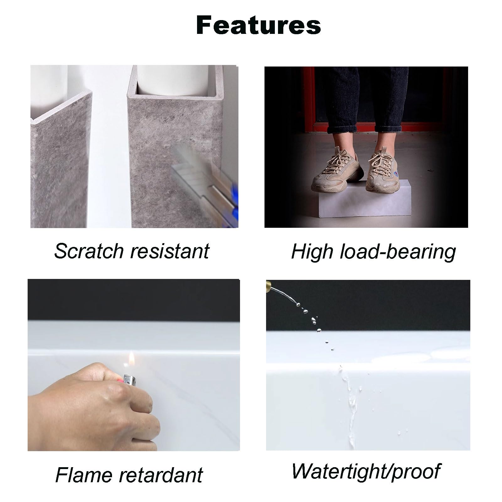 U-shaped Conduit Cover PVC Pipe Cover Kit - U-Shape Decorative Panel To