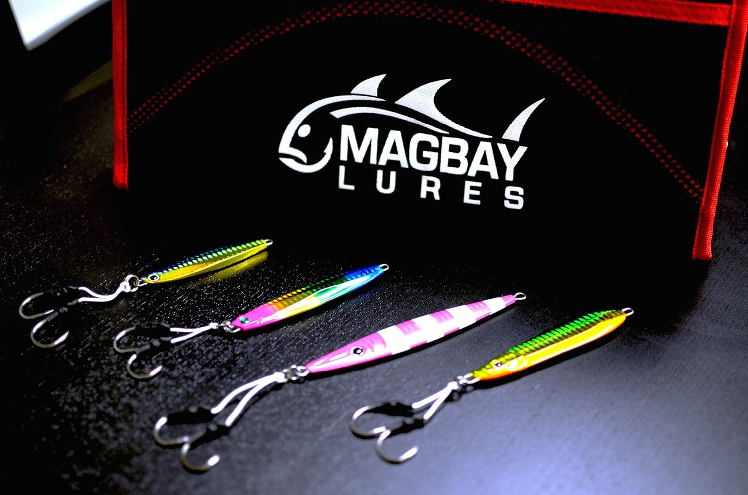 MagBay Lures Jig Bag, Fishing Jig Storage - 25 Pocket (Yellow)