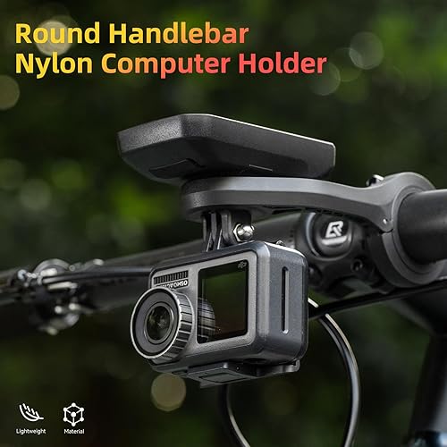 Miniatura 3 de ROCKBROS Soporte delantero para bicicleta compatible con Bryton GoPro - Manillar de ciclismo de 1.25 pulgadas1.252 in