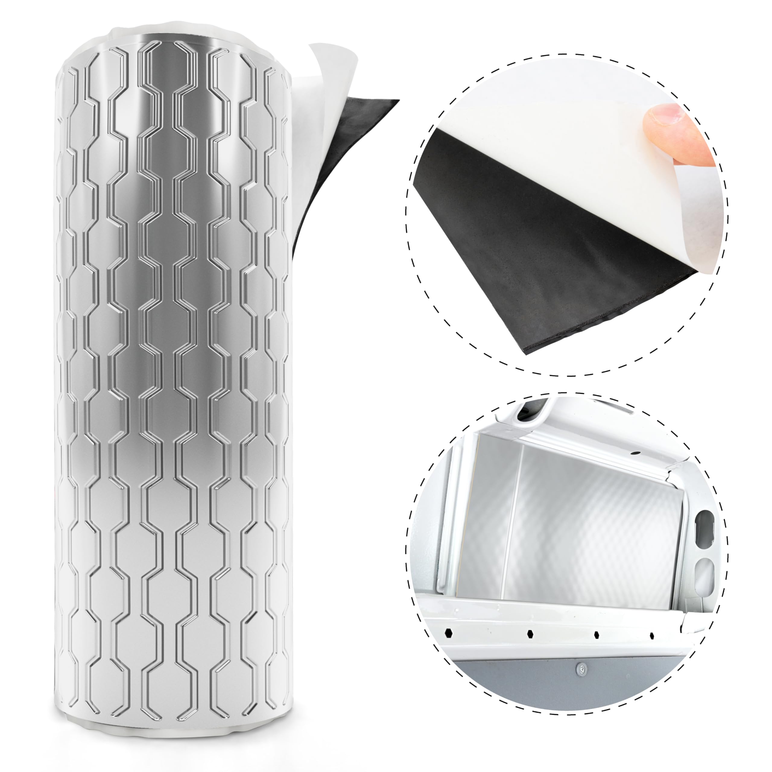 HASKYY 1QM Tapis D'isolation Acoustique Autocollant En Mousse