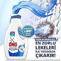 Vista 6 de Omo Detergente fresco activo líquido blanco 1690mL