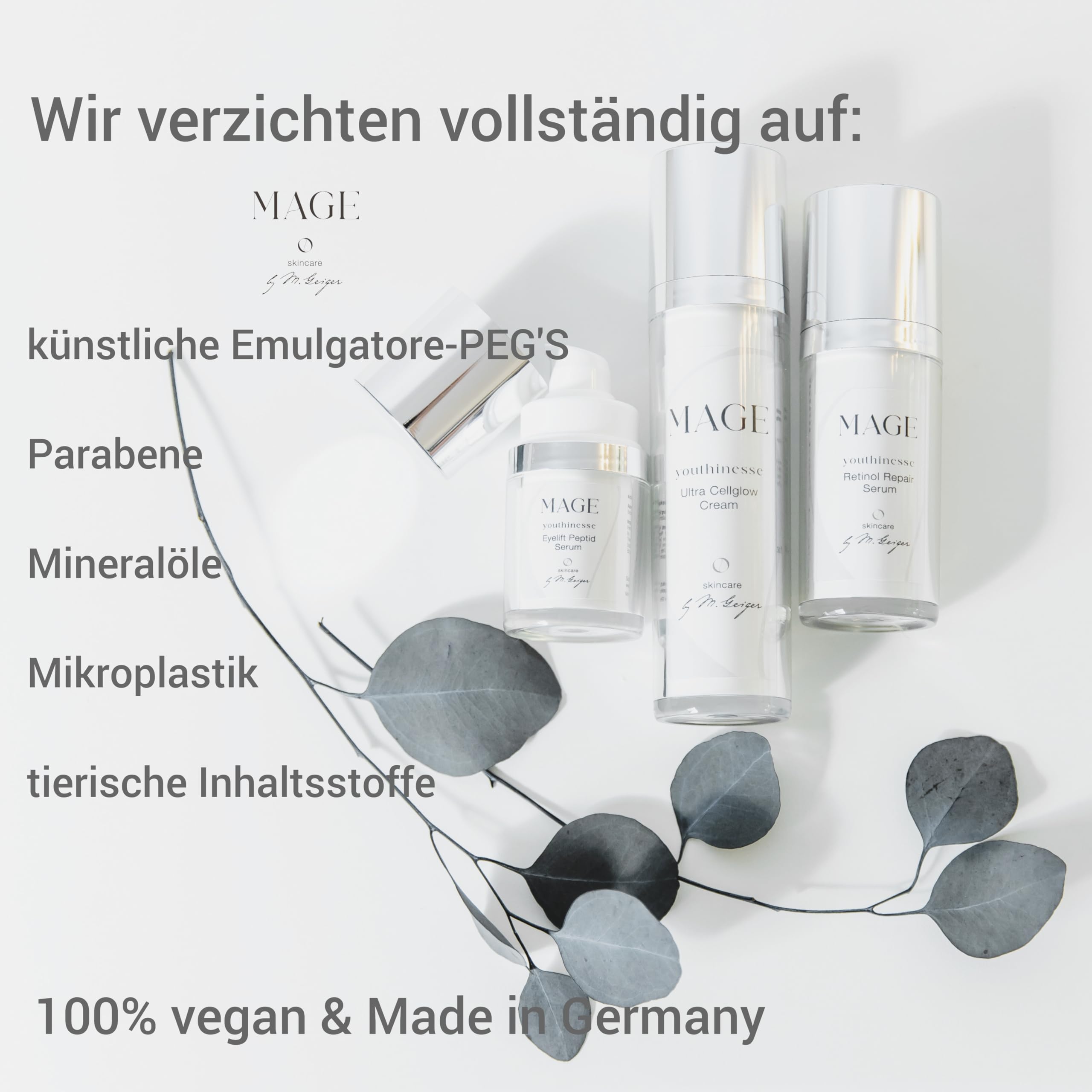 MAGE Liquid Peel 5,5% Glycolic AHA, Gesichtsmaske, Gesichtsreinigung für glatte Haut und feinere Poren, reinigt das Gesicht, Gesichtspflege, vegan, made in Germany