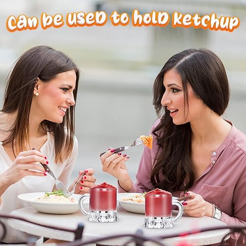 Miniatura 6 de Taza de cerveza de 1 onza vasos de cerveza tazas transparentes mini tazas de jugo pequeñas vasos de degustación para festival de cerveza plástico 24