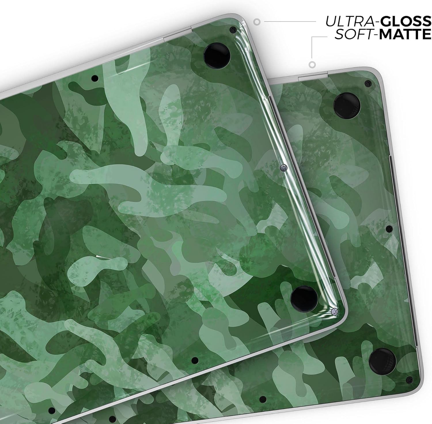 DesignSkinz - Desert Green Camouflage V2 - Full-Body Wrap Protective Decal Skin Kit Compatible with MacBook 13" Pro M1 (A2338)