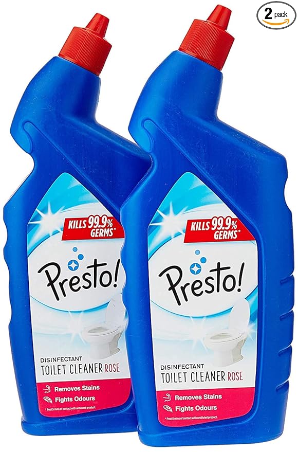 Amazon Brand Presto Disinfectant Toilet Cleaner Rose