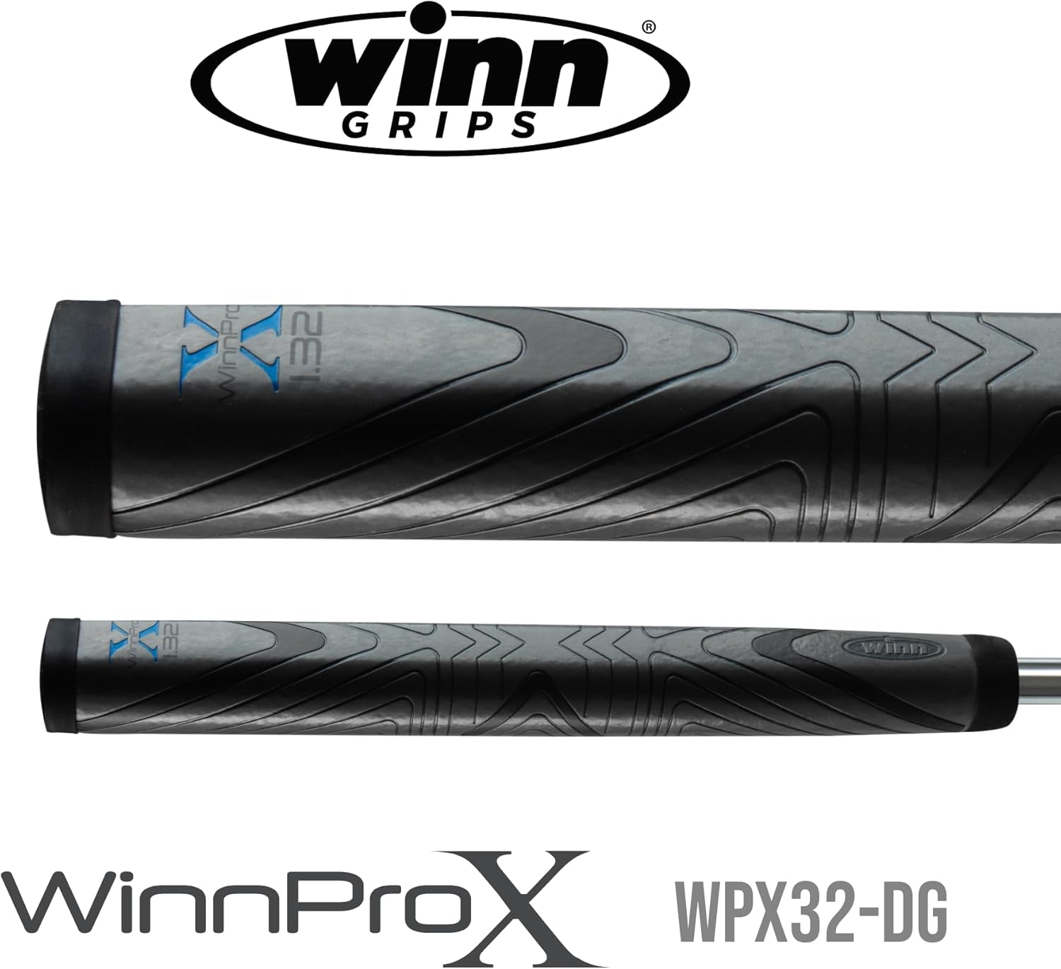 Winn Golf Excel WinnProX Putter Grip 1.32", All Weather Non Slip Golf Grip for Men & Women – Soft Cushioned Comfort, Shock Absorption & Durable Dry Polymer – Golf Club Handle Replacement
