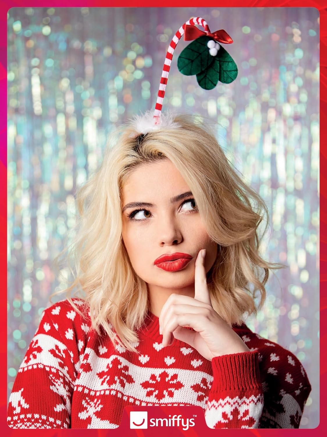 Smiffy's Mistletoe Kisses Headband