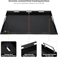 onlyfire Grill Plancha Weber Genesis II 300 sorozathoz, kerámia bevonattal, 67x47,5 cm 3