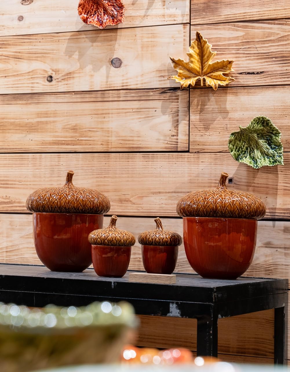 Amazon.com: Bordallo Pinheiro Gudrun Small Acorn Box By Cláudia