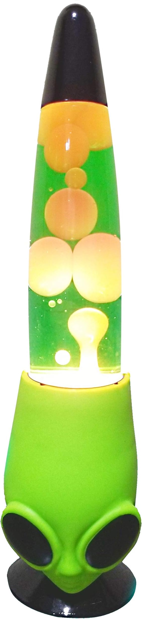 Alien Table Lamp Green liquid - UFO Desk Lamp with Green Lava Lamp Wax, Lava Lamps for Adults Nightstand Lamp for bedroom and Home Decor - Bedside Lamp with Bulb included