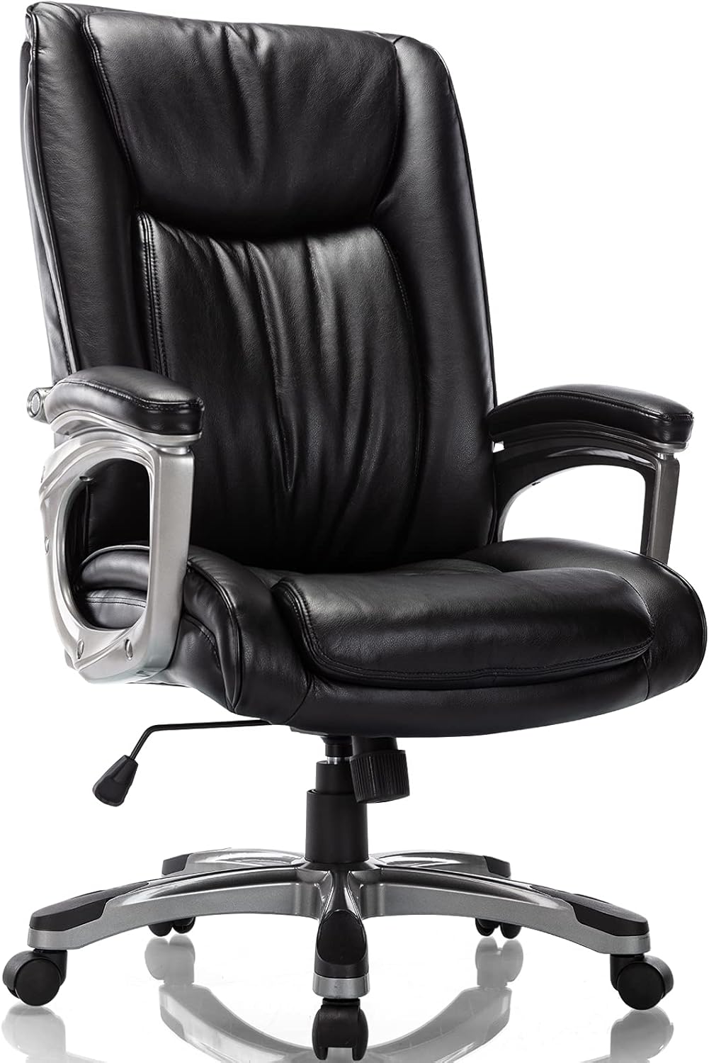 Buy Rimiking Executive Office Chair Conference Computer Desk Chair Adjustable Height Built In Lumbar Support Bonded Leather Buy Rimiking Executive Office Chair Conference Computer Desk Chair Adjustable Height Built In Lumbar Support Bonded Leather