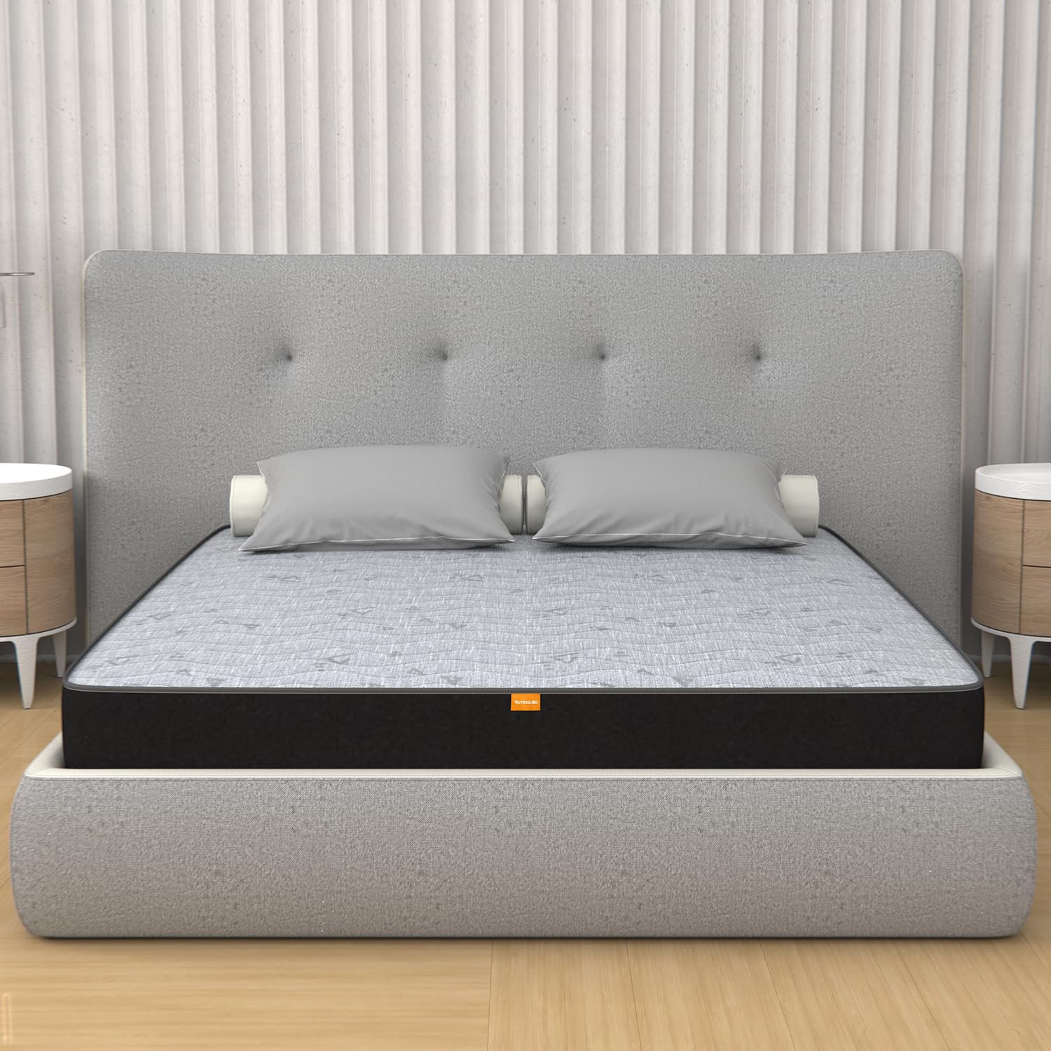 miasuite i sogni italiani Matelas 140x200 Épaisseur 13 cm - Waterfoam, pliable, Dispositif médical | Summit, Blanc