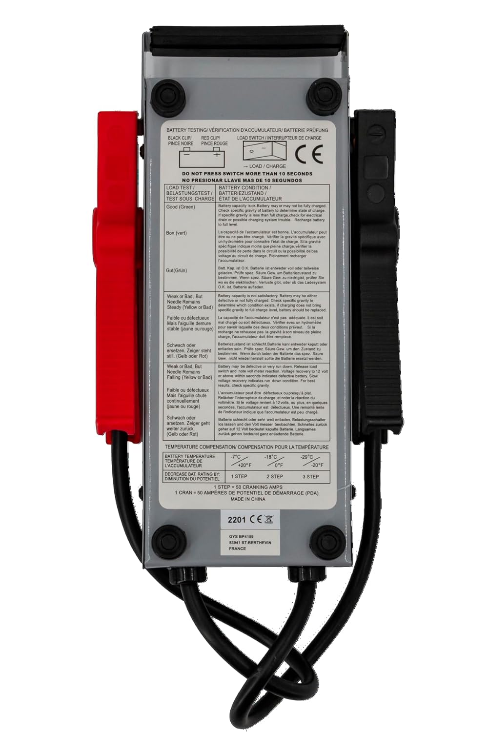 GYS - TBP100 - Traditional Battery Tester