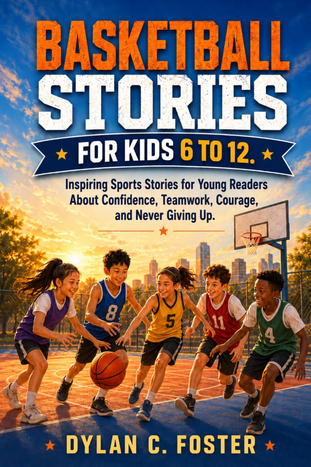 BASKETBALL STORIES FOR KIDS 6 TO 12.: Inspiring Sports Stories for Young Readers About Confidence, Teamwork, Courage, and Never Giving Up.
