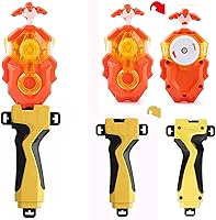 Vista 10 de DYT Battling Tops Burst B 184 Custom Bey Launcher LR Left Right Spin DB Layer System , B 11 Launcher Grip Metal