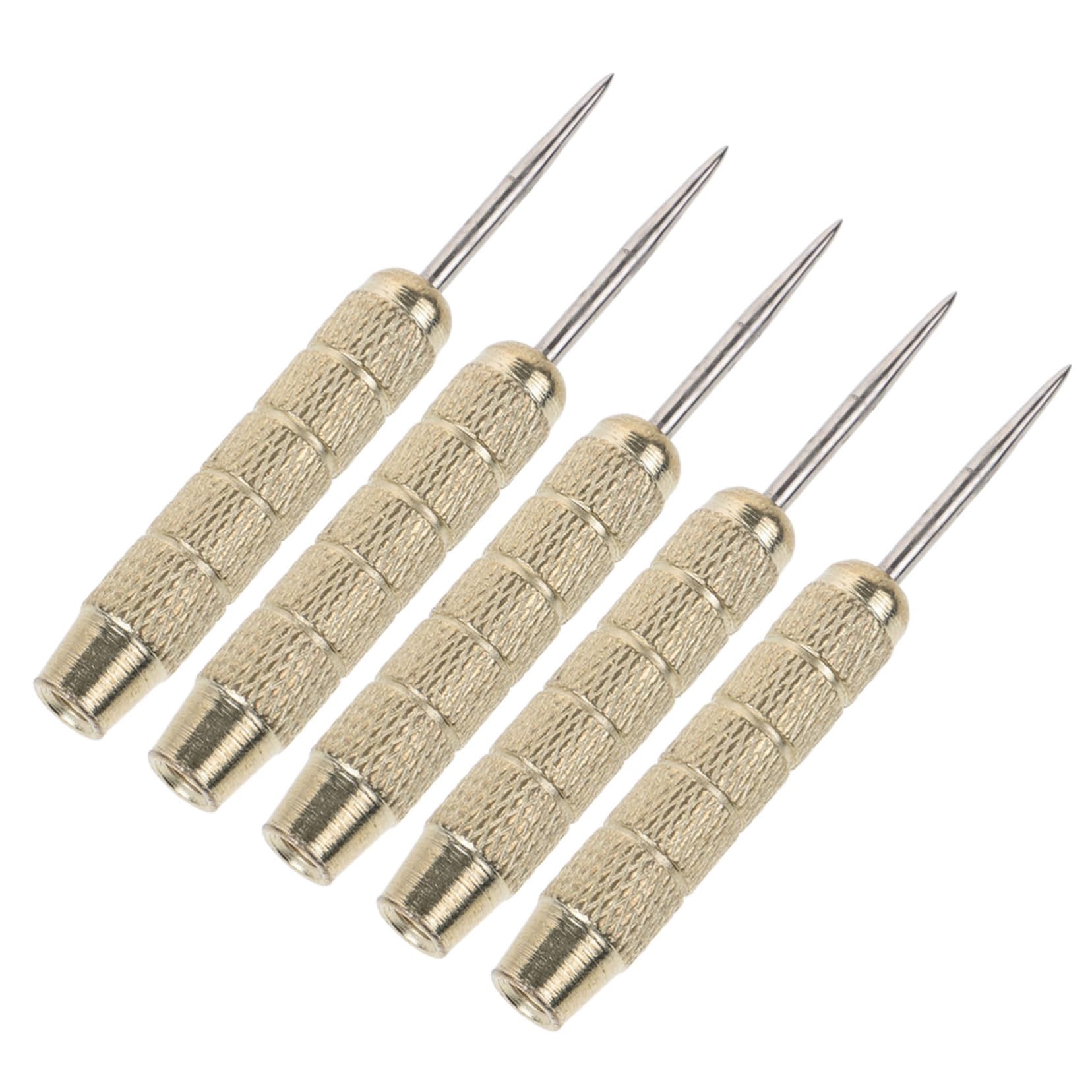 BRIGHTFUFU Professional Shafts 5pcs Metal Tip Heads for Outdoor Games Sturdy and Easy to Use