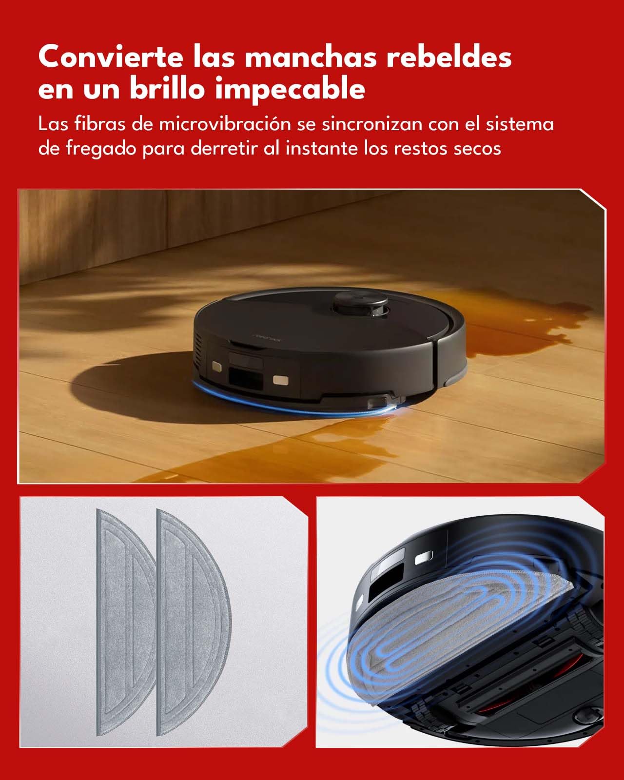 24 Piezas Kit de Accesorios para Roborock Q10 S5+ Robot Aspirador: 2 Cepillos Principales, 6 Cepillos Laterales, 4 Filtros HEPA, 6 Bolsas para el Polvo, 4 Almohadillas de Fregado y 1 Cepillo