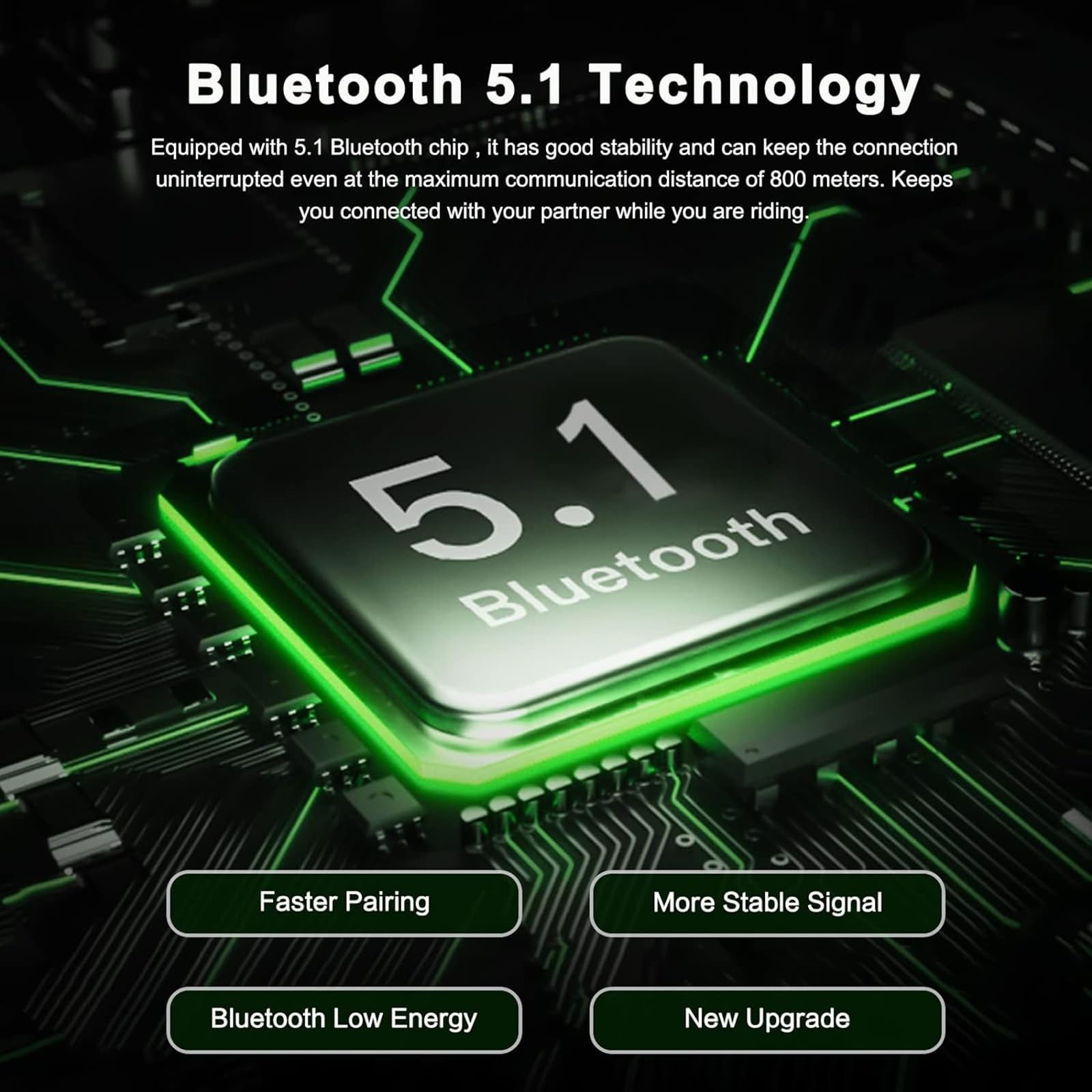 EJEAS FBIM Profesional Sistema de Comunicación con Intercomunicador Bluetooth 1500M 4 Personas Reducción de Ruido CVC Brazalete 2 Paquete