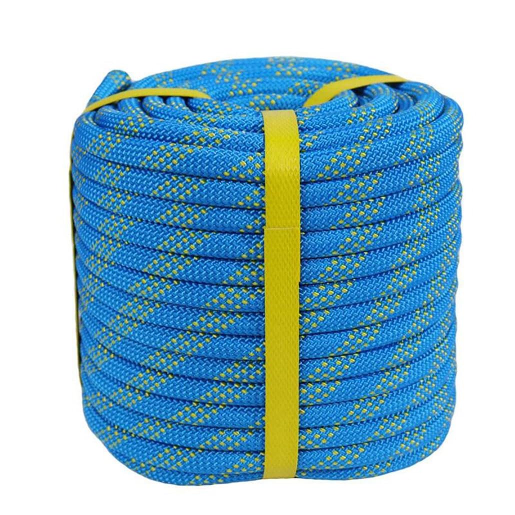 Corde de gréement Blue Arbt, 10-60 mètres, Corde en Polyester Double B de 18 mm, 1141-14991 lbs, Convient pour la randonnée, Le Camping, la Voile, Le tir à la Corde, l'ancrage et Le balancem