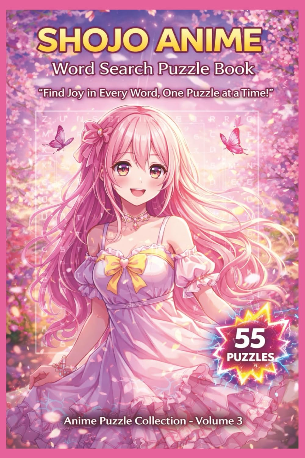 Shojo Anime Word Search Puzzle Book: 55 Themed Puzzles Filled with Romance, Friendship, and Magical Moments for Relaxing Brain Games and Anime Fan Fun ... Shojo and Manga Lovers (Anime Puzzle Series)