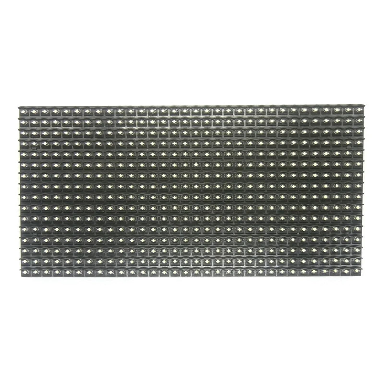 JJKKOZVQF P10 White Color LED Screen Display Module Semi-Outdoor with 320 * 160mm 32 * 16 Pixel Hub12 Port 1/4 Scan Drive