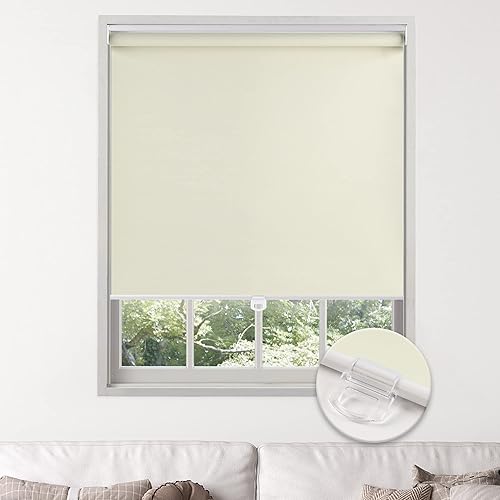 Miniatura 1 de Persianas enrollables opacas inalámbricas, persianas de resorte inalámbricas, comerciales para el hogar, antirreflejos UV, persianas de resorte.