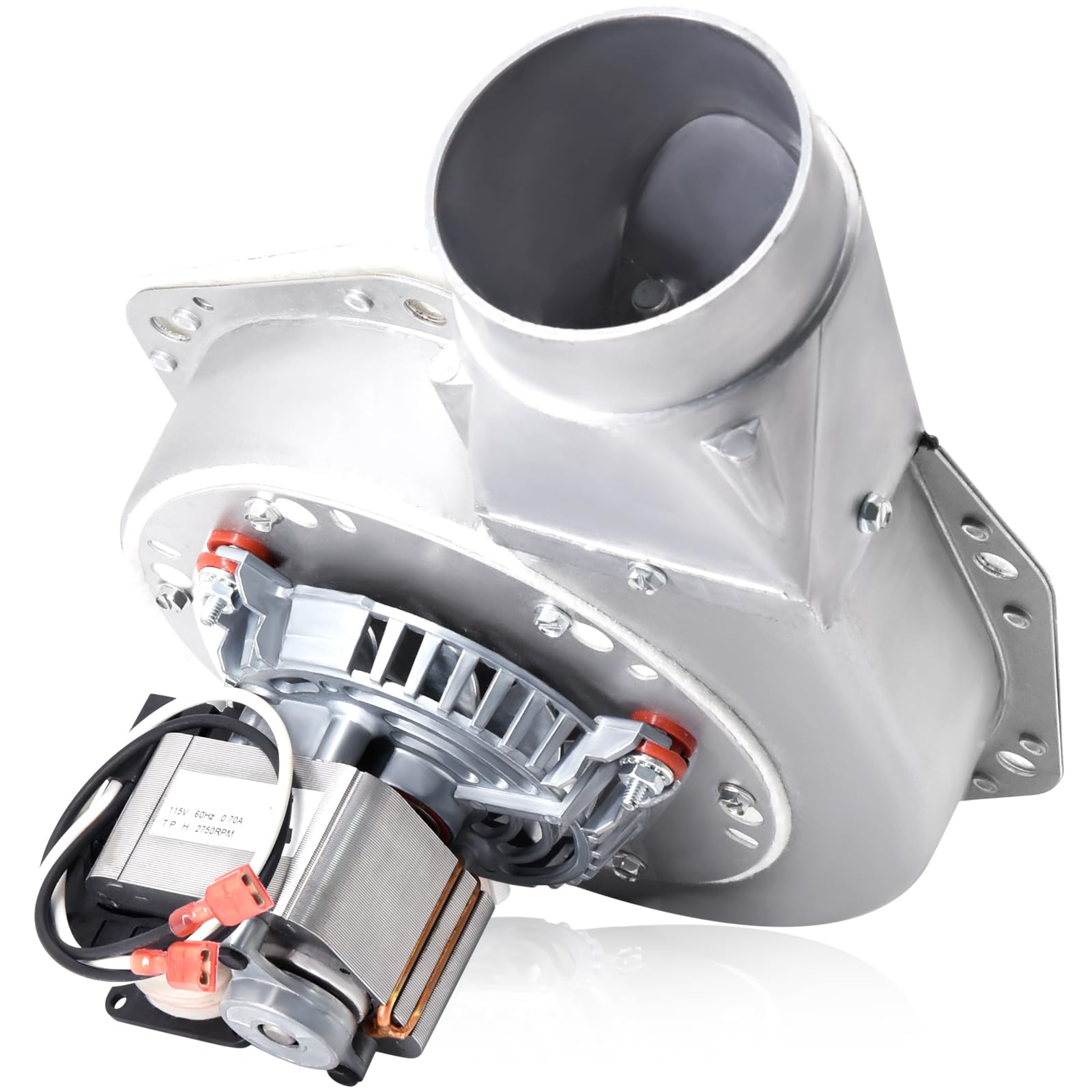 Hiorucet 80473 Exhaust Blower for US Stove, King, Ashley, Breckwell, Vogelzang Pellet Stove Parts, American Harvest 6039, 5500, 5500M, 5500XL, 5520, 5502M, 6041, 6037, 6033, KP130, KP5522, 5510 Parts.