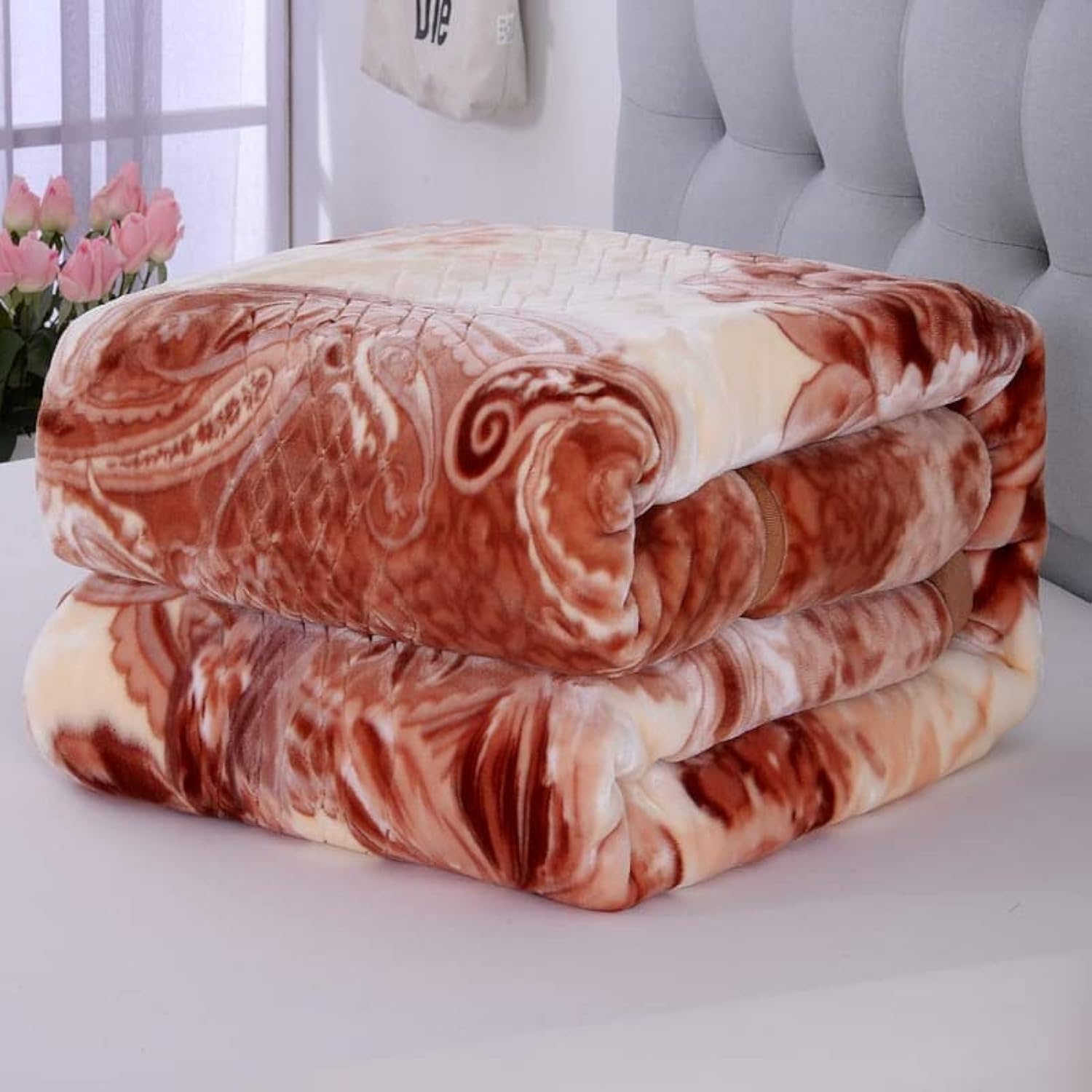 Supersoft Micromink Double Bed Blanket for Heavy Winters |650 GSM Supersoft, Double ply Blanket , Warm, & Lightweight | Double 200x220 cm |multicolor
