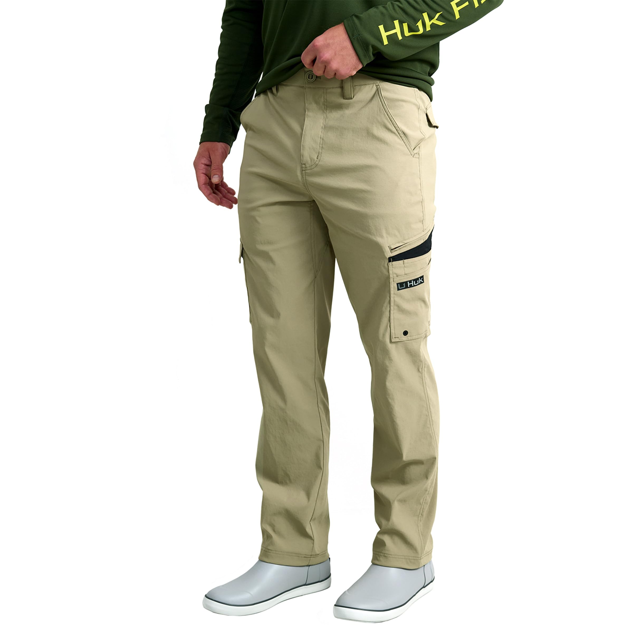 HUK Men's Icon Pro, Performance Fishing Cargo Pocket Pants