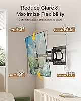 Vista 7 de monTEK 1.1" Montura de Pared Ultradelgada para Televisores de 37-75 Pulgadas, Resistente para 59.8 kg, Probada para 4 Veces su Peso, Soporte