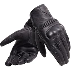 Dainese - Corbin Air Unisex Gloves, Guantes Moto Hombre y Mujer, Guantes de Moto en 100% Cuero de Ovino, Suaves y Resistentes con Protección de Nudillos y Palma Reforzada, Negro