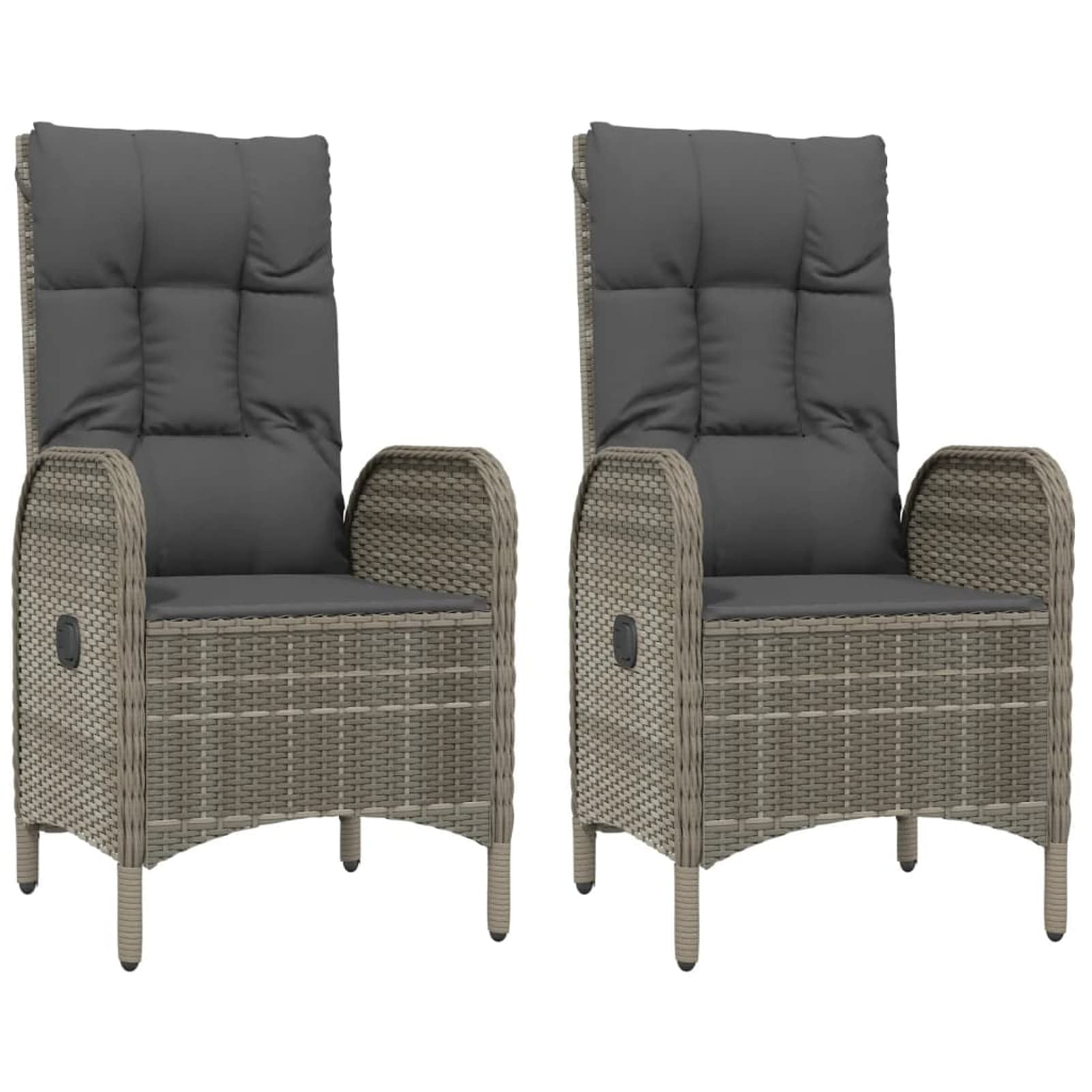 3185040 Set da Pranzo da Giardino 5 pz con Cuscini in Polyrattan Grigio Testata in Legno,Testata Letto Matrimoniale Muebles Dormitorio Spalliera Letto Testiere per Letto Matrimoniale