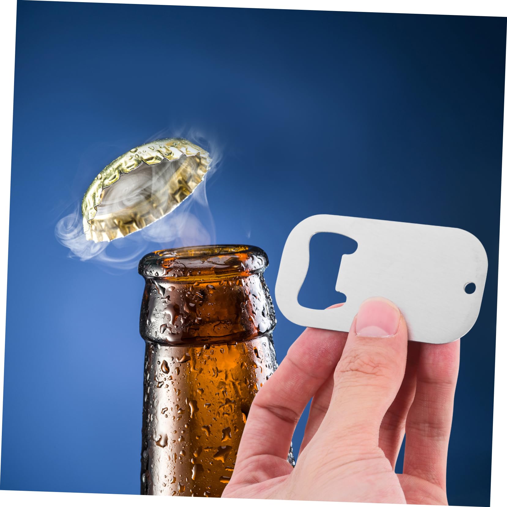 iplusmile 36 Piezas Abrebotellas De Acero Inoxidable Herramientas Abiertas De Botella De Cerveza Abridor De Botellas De Cerveza De Metal Abridor De Cerveza De Acero Inoxidable Silver
