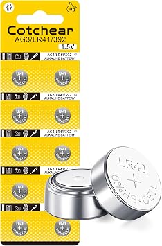 10pcs AG3 LR41 Battery 392 384 192 SR41SW CX41 L736 Batteries L736f Battry 1.5V LR41 Button Batteries for Watch Toys Clock