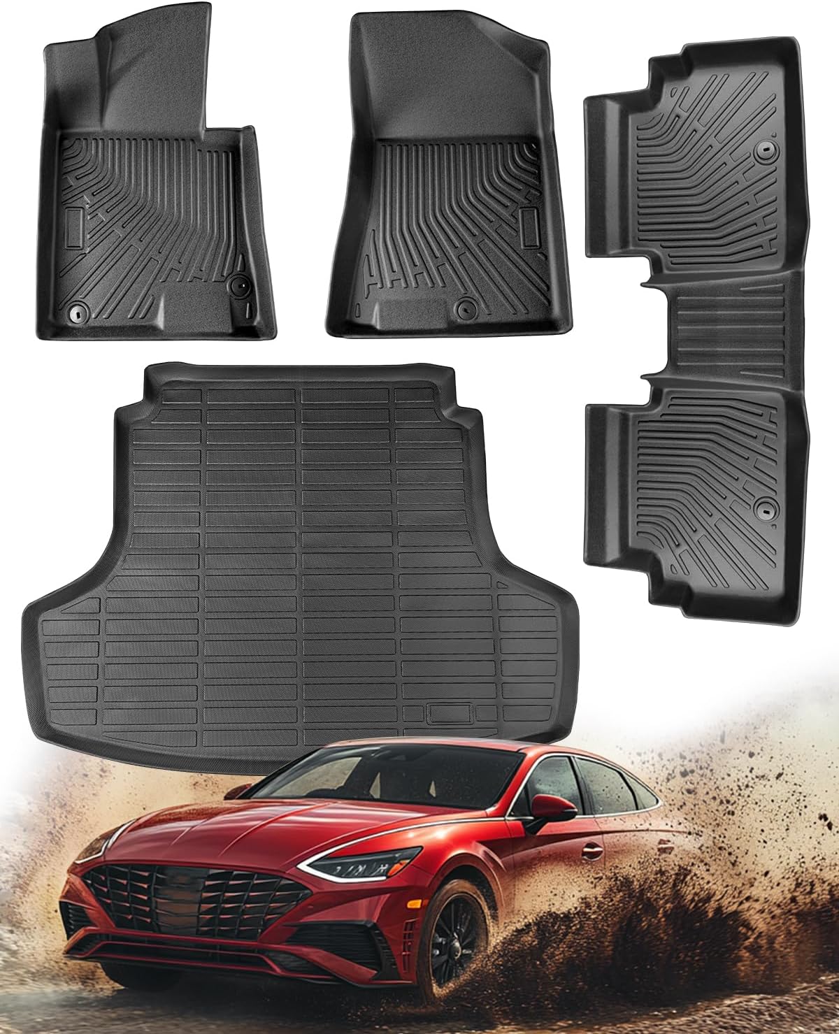 Amazon.com: for Hyundai Sonata Floor Mats 2025 2024 2023 2022 2021,All ...