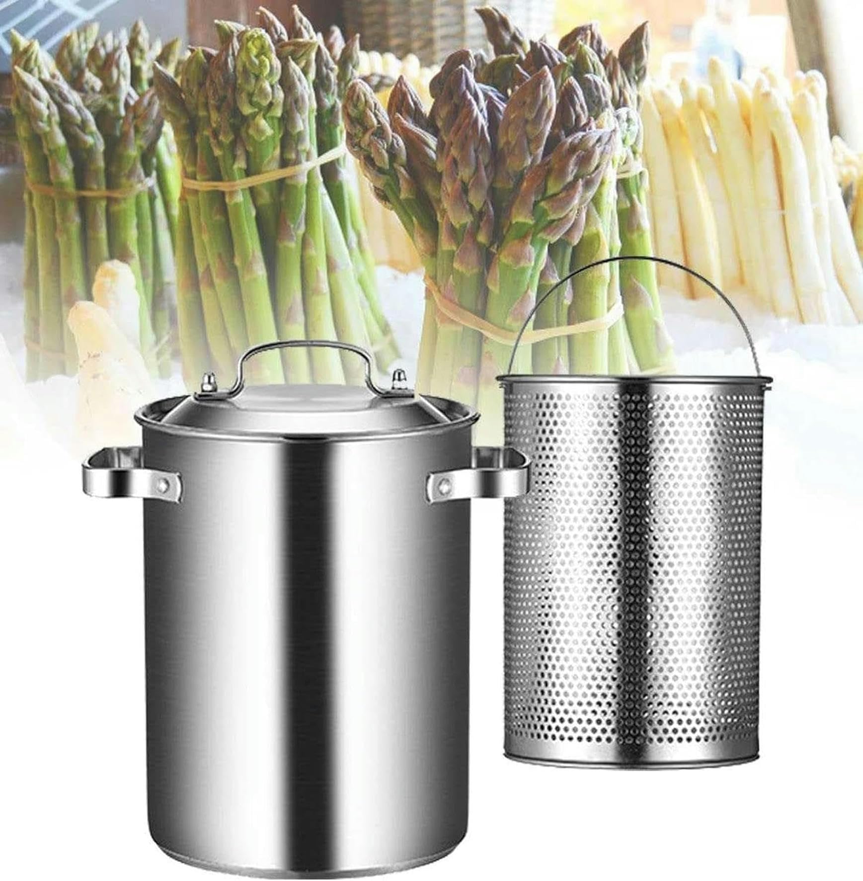 Cuisine à la maison avec pot de pâte en acier inoxydable durable