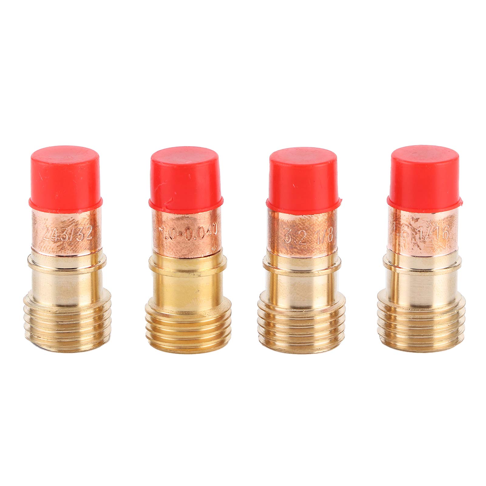 TIG WELLIDE GLASS CUP Zestaw 30pcs Ustaw odporne na ciepło trwałe akcesorium do argonowego pistoletu spawalniczego WP171826 Seria obejmuje 4# 5# 6# 7# 8# 10# szklane dysze