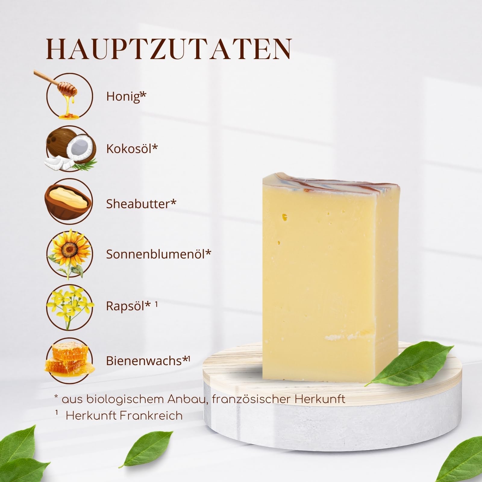 Organiczne mydło z wosku pszczelego i miodu Naturalna miękkość Nawilżająca pielęgnacja dla całej rodziny