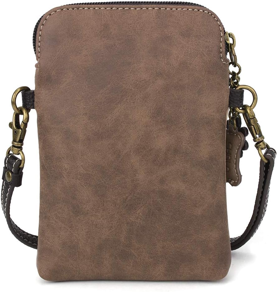 CHALA Dog Collection Cell Phone Crossbody Purse-Women PU Leather/Canvas Multicolor Handbag with Adjustable Strap - Image 5