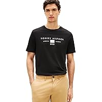 Tommy Hilfiger Maglietta da Uomo Love Mono Stack Tee MW0MW42365 S/S