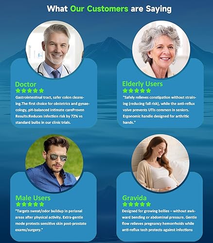 Miniatura 5 de Limpiador de ducha vaginal de 10.1 fl oz, kit de limpieza de vagina anal anti flujo posterior, kit de enema para limpieza de colon, presión manual y