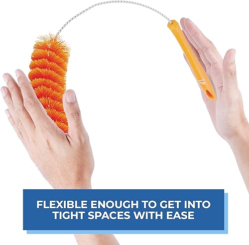 Vista 7 de Vikan cepillo suave para tubo, poliéster, Blanco, 1